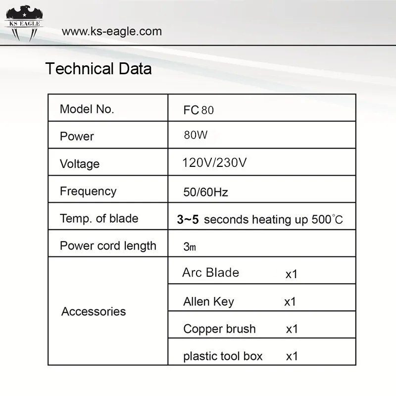FC80参数-英文a