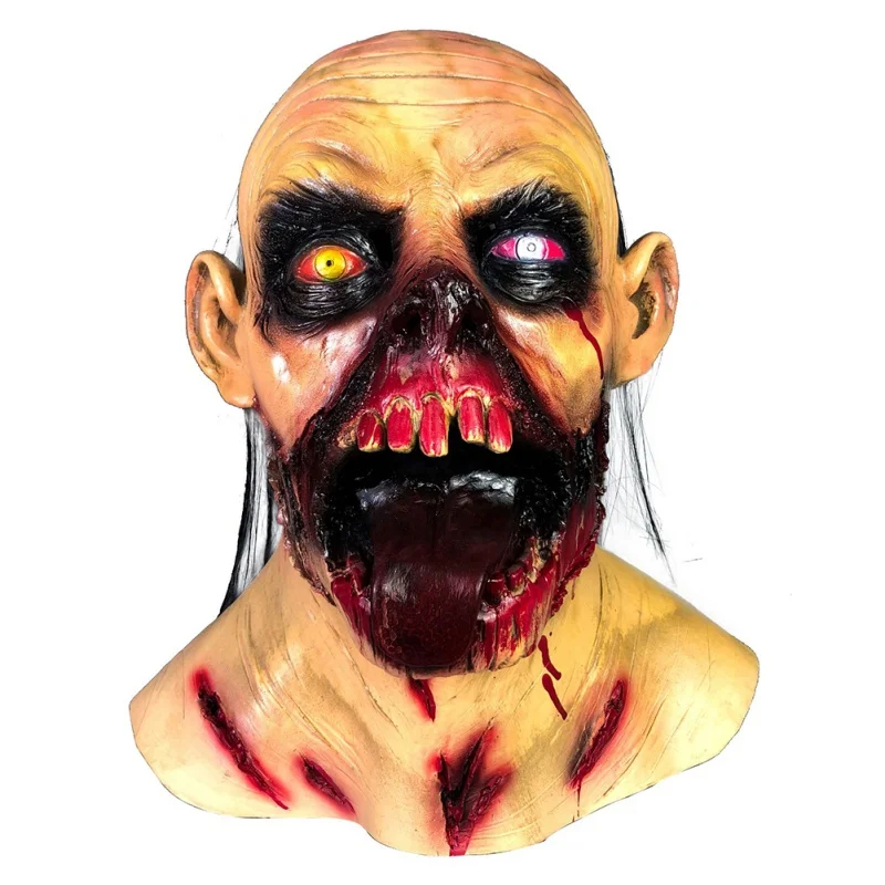 Маска для Хэллоуина, Ужасы Зомби Bloody face маски для взрослых маскарад Вечерние Косплэй Наряжаться реквизит Хэллоуин декоративная маска