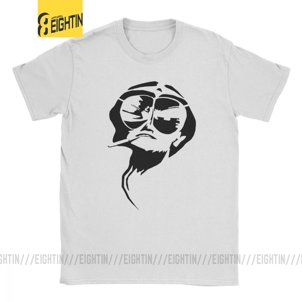 Men Fear And Loathing In Las Vegas T Shirts Bat Country Drugs Johnny Pure Cotton Short Sleeve Round Collar Tees Present T-Shirt | Мужская