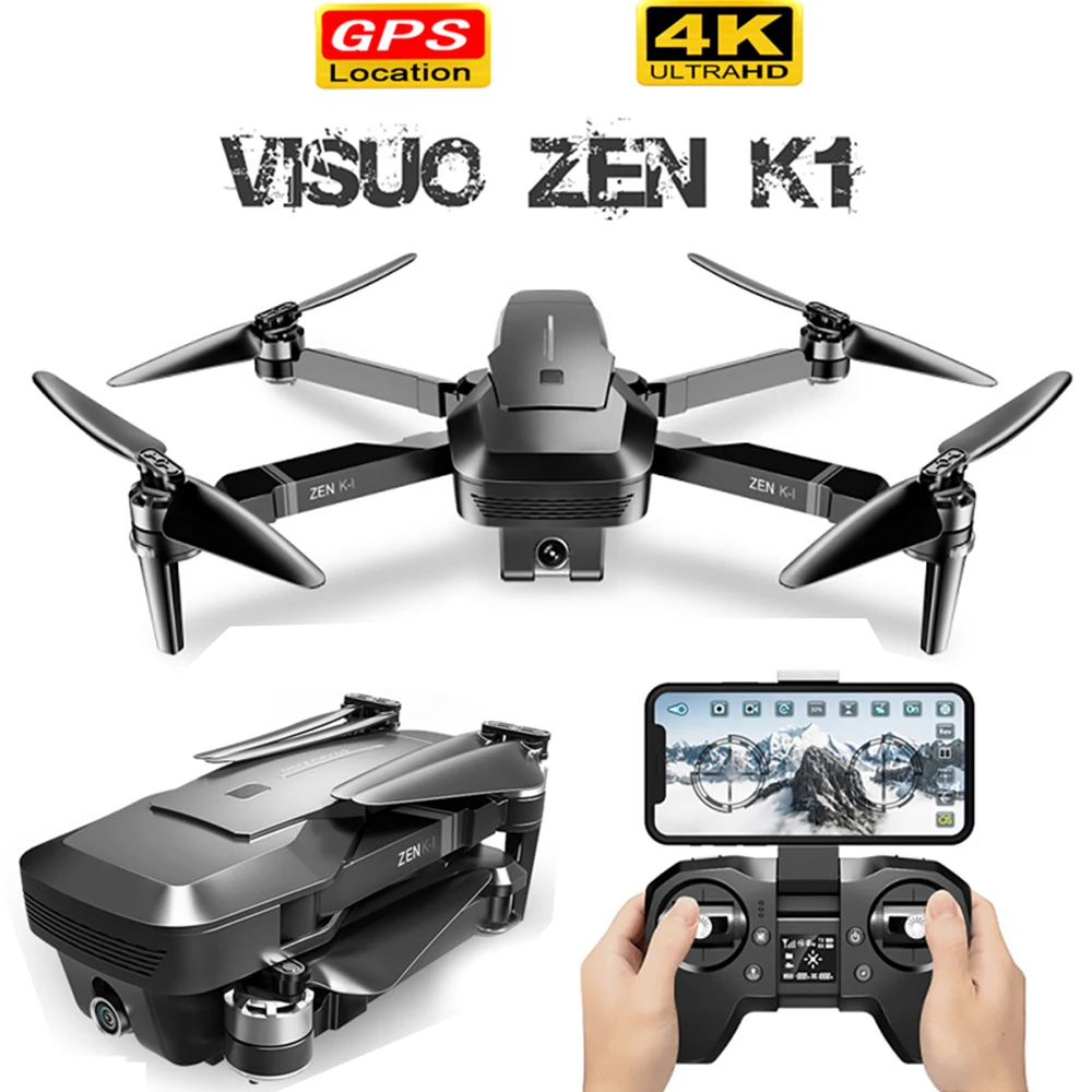 

NEW VISUO K1 GPS Brushless Motor RC Drone 5G WIFI 4K Dual HD Camera Flight Time 28mins Foldable Quadcopter VS MJX B4W Toys Dron