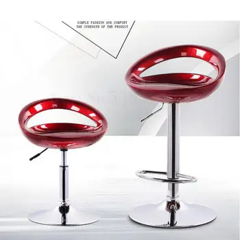 

Bar Chair Modern Simple Household Bar Chair Simple Backrest Bar Stool High Stool Lift Front Desk Chair Bar Chair