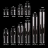 24pcs 10ml-100ml Glass Bottles with Black Aluminum Caps Spice Jar Glass Containers Decorative Bottles for Wedding Craft DIY Gift 2