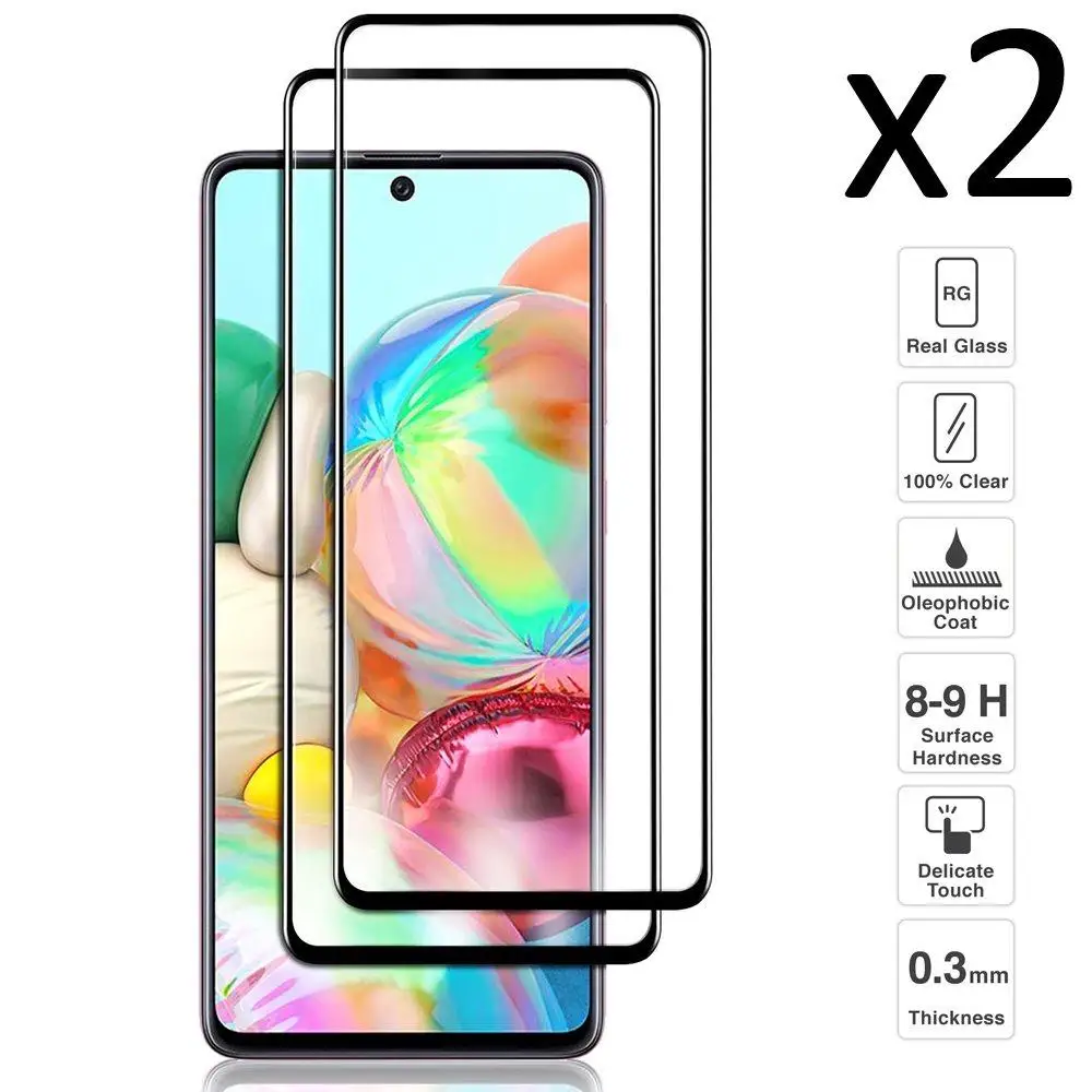 Cristal para Samsung Galaxy A51 A71, protector de pantalla, película protectora, sansumg samsun a 51 71, vidrio templado, blindado, cubierta completa