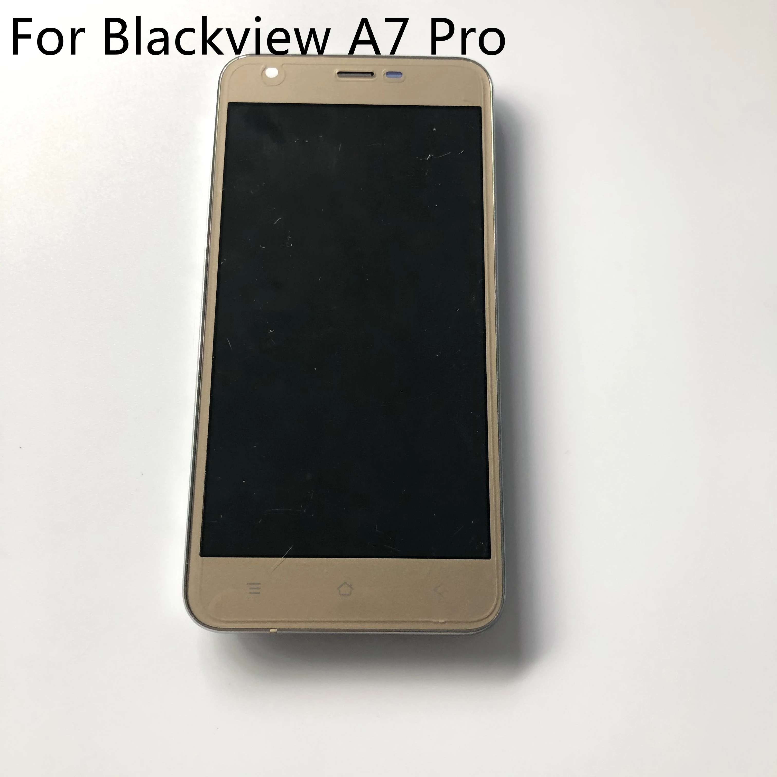Оригинальный б/у ЖК экран + сенсорный рамка для смартфона Blackview A7 Pro MTK6737 Quad Core 5 0