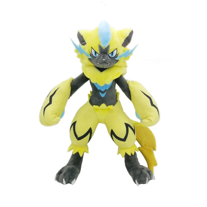 Zeraora может качели руки и ноги мягкие милые для друга для девочек подарок на день рождения украшение комнаты Gx Ex Мега плюшевые игрушки куклы - Цвет: Zeraora