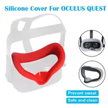 Мягкий силиконовый светильник для глаз с защитой от пота, чехол для Oculus Quest VR, светильник для очков, блокирующая оболочка, аксессуары для очков