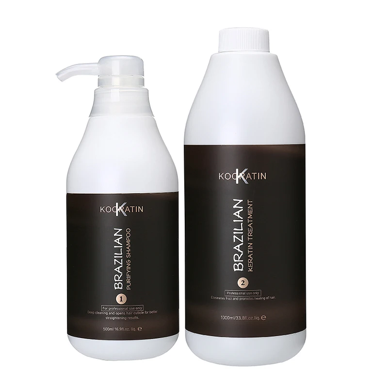 Hair Smoothing Straightening Brazilian Keratin Hair Blowout Treatment Chocolate 1000ml And