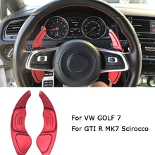 2 шт./партия, Автомобильное рулевое колесо, сдвиг, весло для Volkswagen VW GOLF 7 GTI R MK7 Scirocco