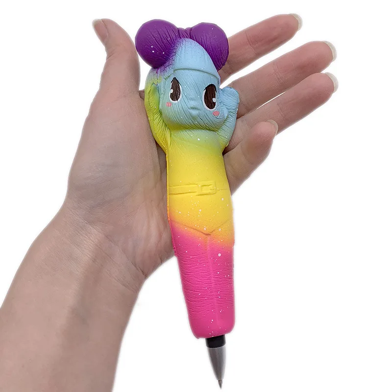 Ручка Memory Foam Pen мягкая ручка канцелярская ручка украшения Pu модель милый подарок