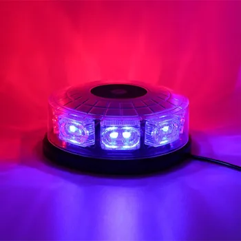 

16 LED Car Roof Flashing Light Durable 12V Automobile Magnetic Emergency Lamp Portable Hazard Warning Strobe Light