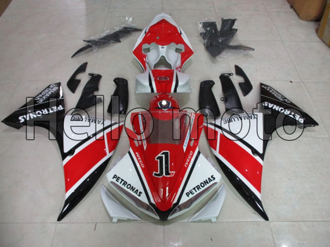 

Suitable for YZF-R1 YZF R1 2009 2010 2011 Motorcycle Shell Fairing Spoiler Bodywork Set ABS Injection Molding RN221