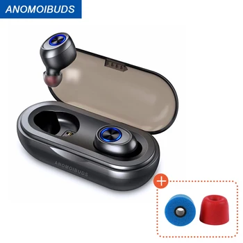 

Anomoibuds Bluetooth Earbuds TWS Wireless Earphone V5.0 Bluetooth Headphones Sport Wireless Headphones Sport Headphones