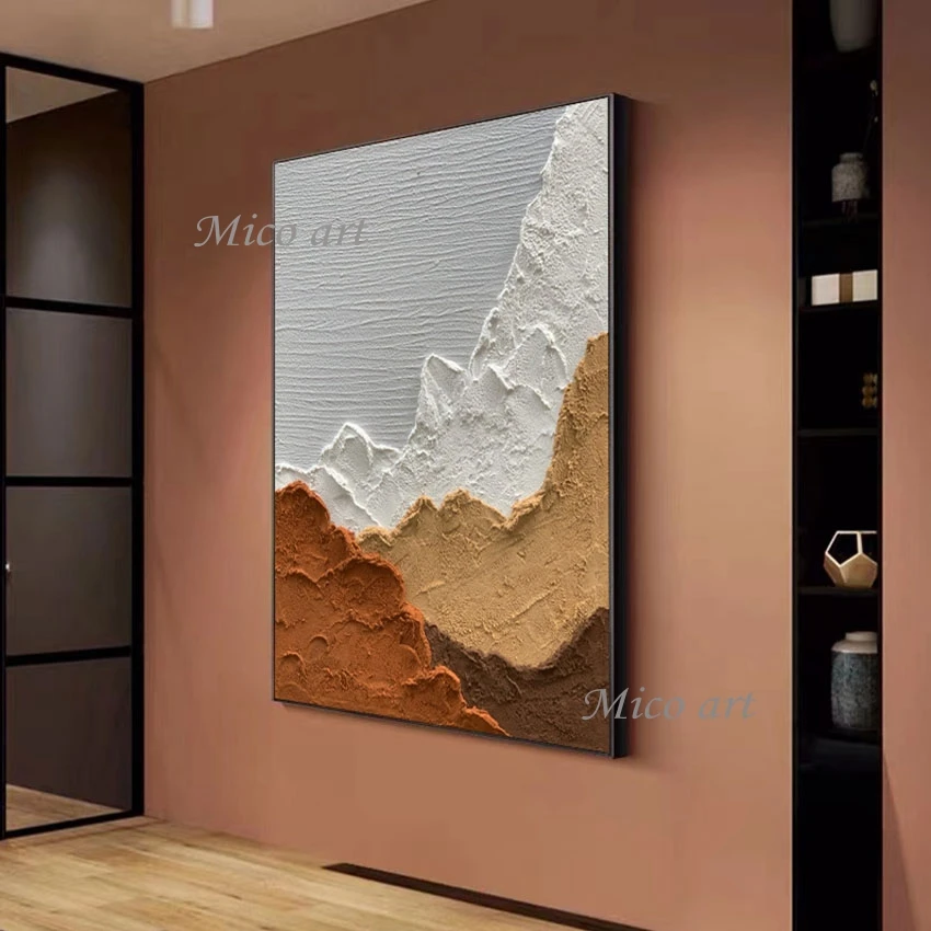 

Decoration Painting Pure Handmade 3D Thick Oil Paint Wall Decor Abstract Oil Painting Unframed Canvas Art 2022 Hot Selling