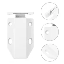 Amortiguador de gabinete de empuje magnético de 4 piezas, resistente, con piezas