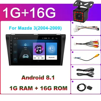 

Android 8.1for Mazda 3 2004-2013 maxx axela Car DVD GPS Radio Stereo 1G 16G WIFI Free MAP Quad Core 2 din Car Multimedia Player