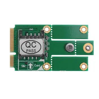 

M.2 NGFF B Key to Mini PCI-E Converter Adapter Card with SIM Card Slot