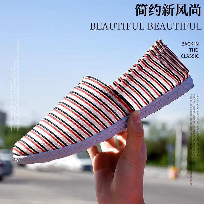 

Spring And Summer Shoes Women's Spring Slip-on Flat Old Beijing Cloth Shoes Women's Casual Breathable Fisherman Korean-style Laz