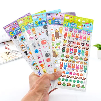 

Super Cute Cartoon Animal 3D Stickers Diary Sticker Scrapbook Home Decoration Stickers PVC Stationery