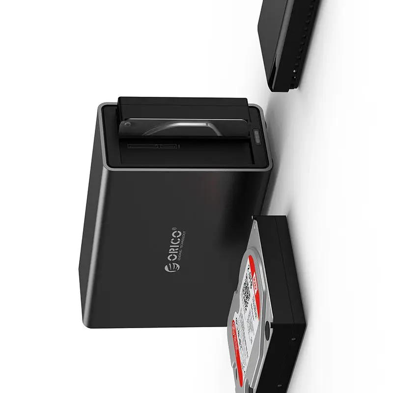  Orico sn200c3 2 Bays Hdd funda tipo C Ard disco externo Dock funda con soporte Raid 20Tb almacenami