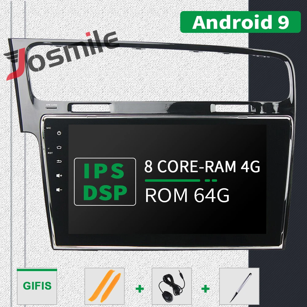 Ips DSP 8 ядерный 4 Гб 64G1 Din Android 9,0 автомобильный Радио gps Автомобильный мультимедийный плеер для VW/Volkswagen/Golf 7 Canbus стерео головное устройство FM