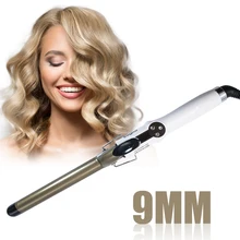 Профессиональный 9 мм Глубокая завивка волос Завивка волнистая машина винт барабан для завивки волос щипцы для завивки
