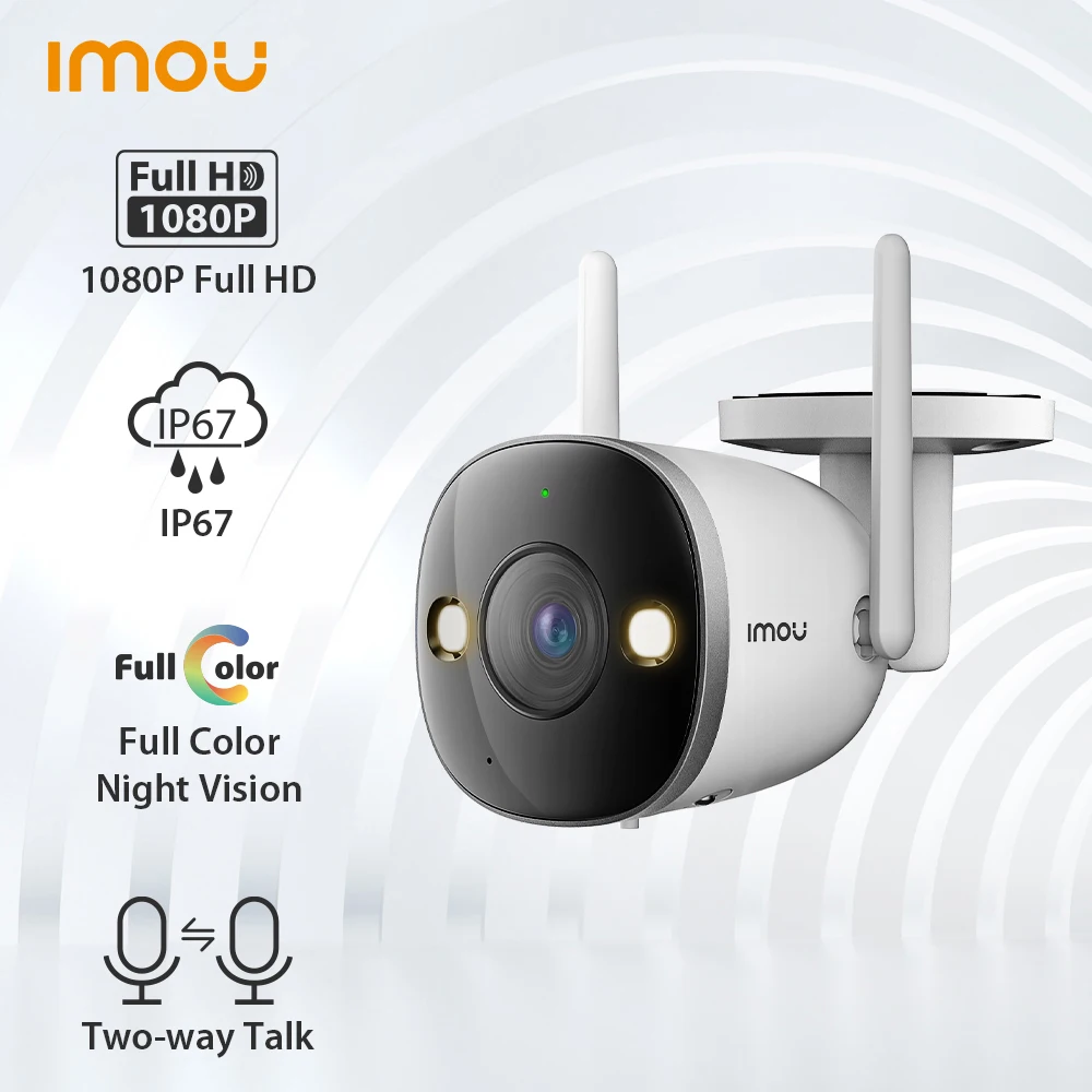 Dahua Imou 2s 4mp Ip Camera Ipcf46fp Wifi Wireless Outdoor Ip67