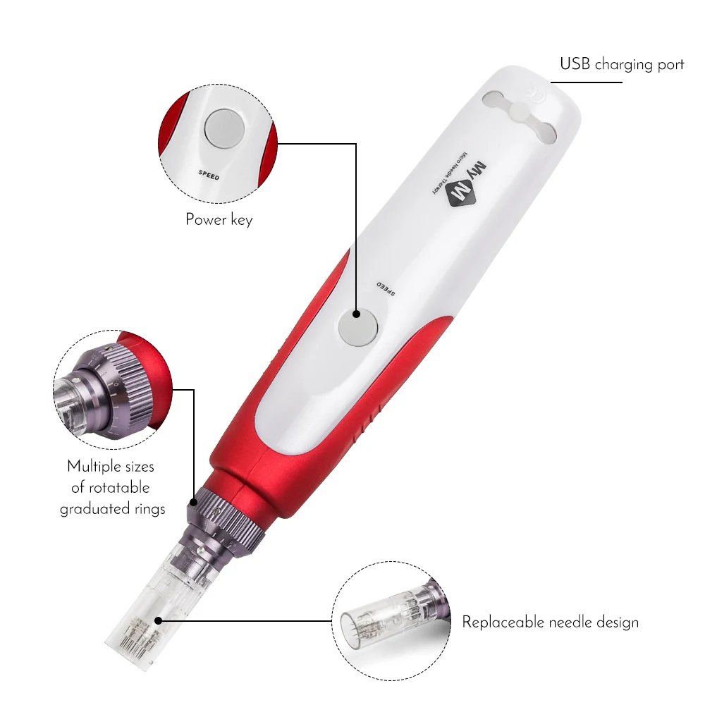 Bayonet Derma Pen Needle Cartridge NeedleTips Exfoliate Shrink Pores Device Electric Micro Rolling Dr Pen Stamp Therapy Skincare