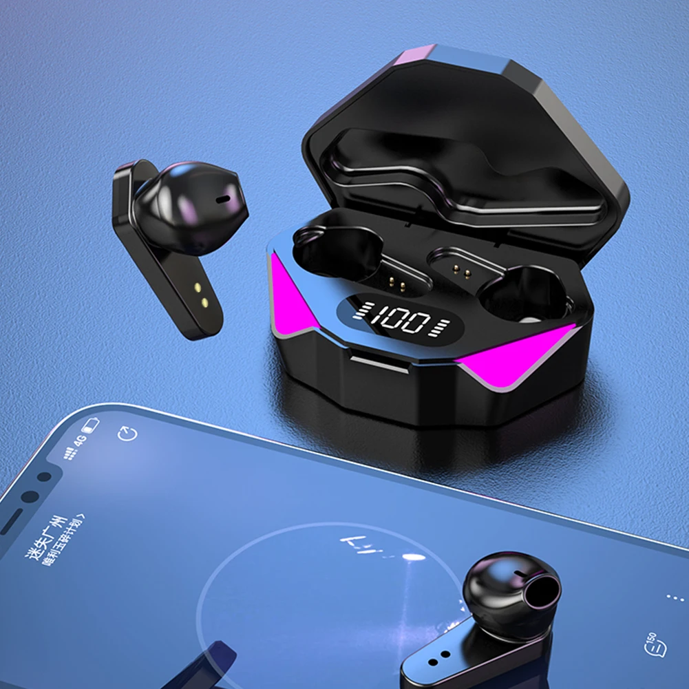 X15 Bluetooth-compatible 5.0 Gaming Earbuds Low Latency True Wireless Stereo Headphones Noise Cancelling Headsets | Электроника