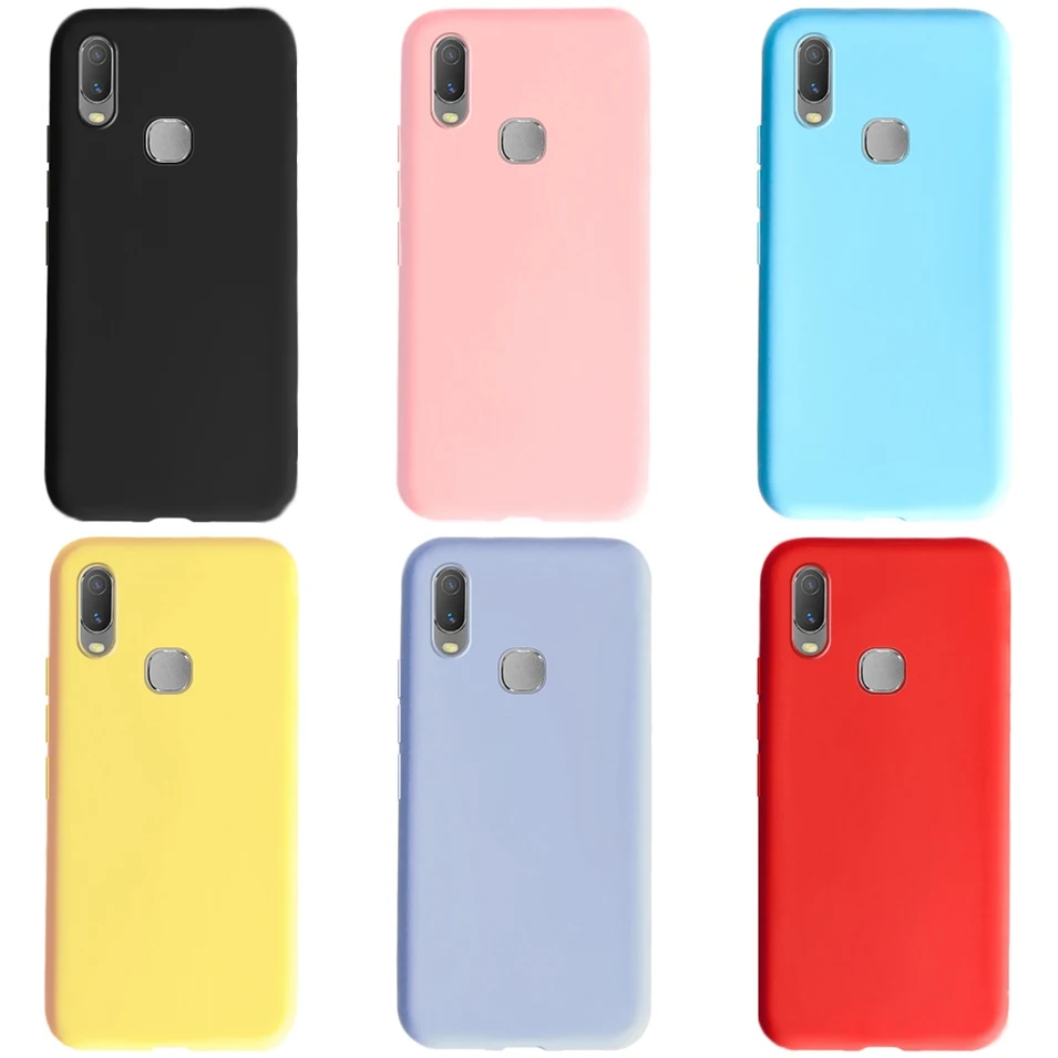 ДЛЯ Vivo Y11 чехол для телефона силиконовая цветная задняя крышка для Vivo Y11 2019 Y 11 1906 1906_20 противоударный мягкий чехол бампер