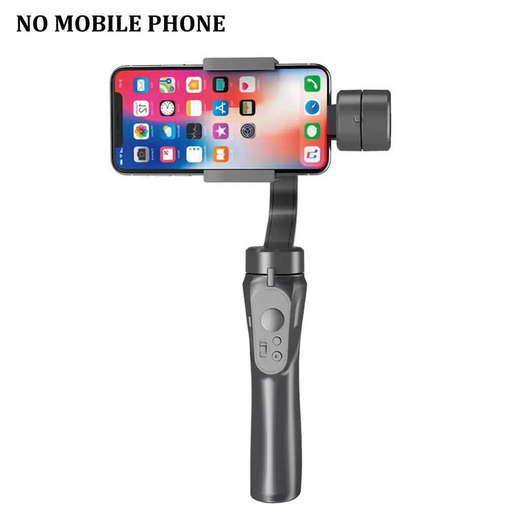 

H4 3-Axis Handheld Gimbal Stabilizer with Clip Holder for iPhone XS XR X 8Plus 8 7P 7 for Samsung & Action Camera