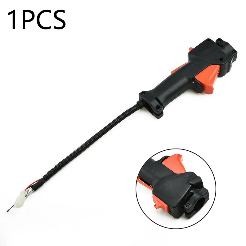 26mm Lawn mower switch Throttle Cable Handle Trigger On Off Kill Switch Replacement For Strimmer Brush Cutter Mower Repair