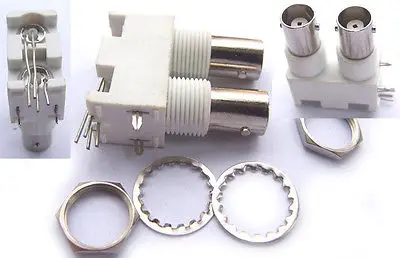 DHL/EMS 150pcs Double BNC Socket FEMALE Body + Nut washer for CCTV Surveillance cameras-A8 - 4.00019E+12  DHL/EMS 150pcs Double BNC Socket FEMALE Body + Nut washer for CCTV Surveillance cameras-A8 - 4.00019E+12