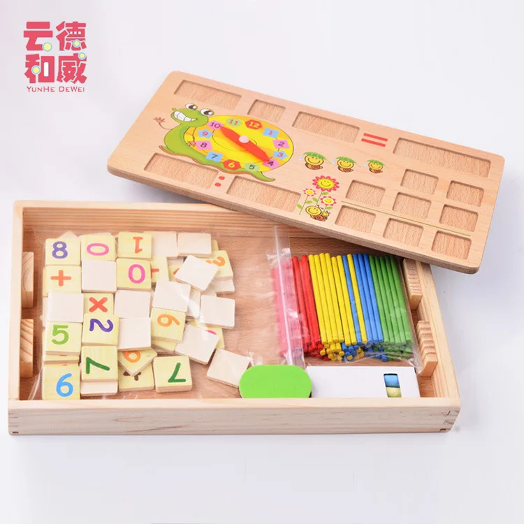 

Early Educational Teaching Aid Toy Multi-functional with Numbers Computing Educational Toy Kindergarten Preschool Early Childhoo