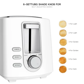 

2-Slice Electric Toaster Automatic Breakfast Machine Oven Baking Bread Maker Toast Sandwich Grill Bakeware Kitchen Accessories