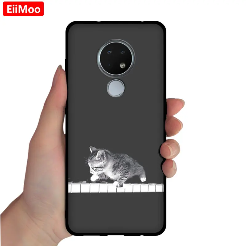 EiiMoo силиконовый чехол для телефона Nokia 6,2 чехол для Nokia 7,2 мультфильм милый с принтом, мягкий из ТПУ задняя крышка для Nokia6.2 Nokia7.2 - Цвет: 1