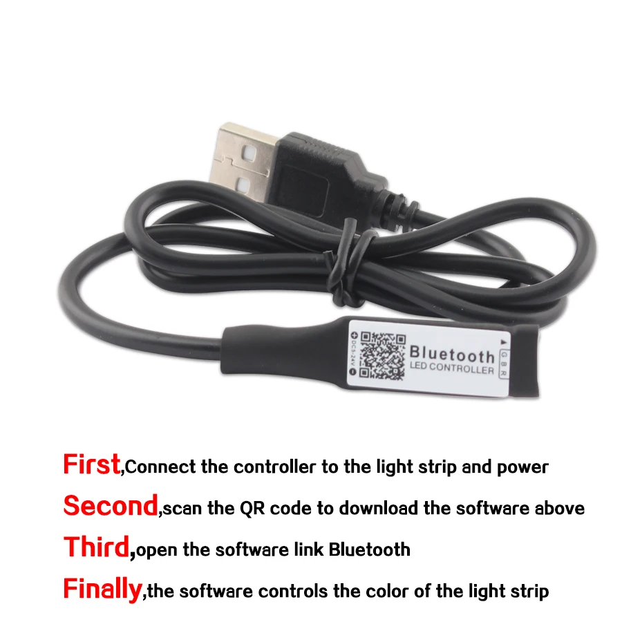 DC 5V USB Светодиодная лента RGB PC SMD 5050 1 M-5 M 5V Wifi USB Светодиодная лента RGB лампа Ambilight ТВ ПОДСВЕТКА Bluetooth контроллер