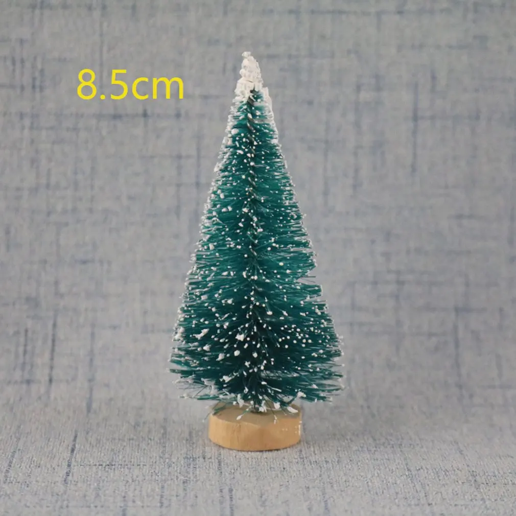 

1PCS DIY Christmas Tree Small Pine Tree Mini Trees Placed In The Desktop Home Decor Christmas Decoration Kids Gifts