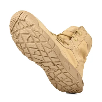 

military boots men's tactical boots combat boots summer high-top boots army climbing outdoor desert boots sport hiking shoes man
