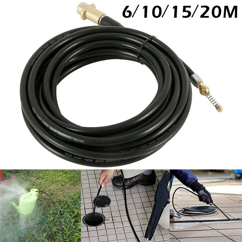 6m 10m 15m 20 meters 2320psi 160bar Sewer Drain Water Cleaning Hose