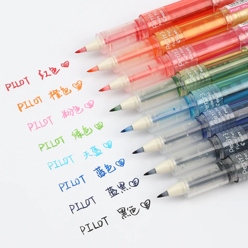 pilot petit 3 fude brush pen