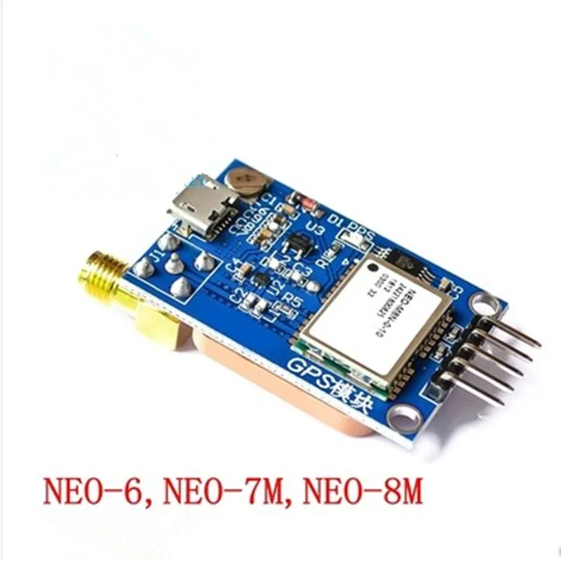 GPS MODULE NEO-6M / 7M / 8M satellite positioning 51 SCM STM32 Neo ceramic antenna module afbeelding