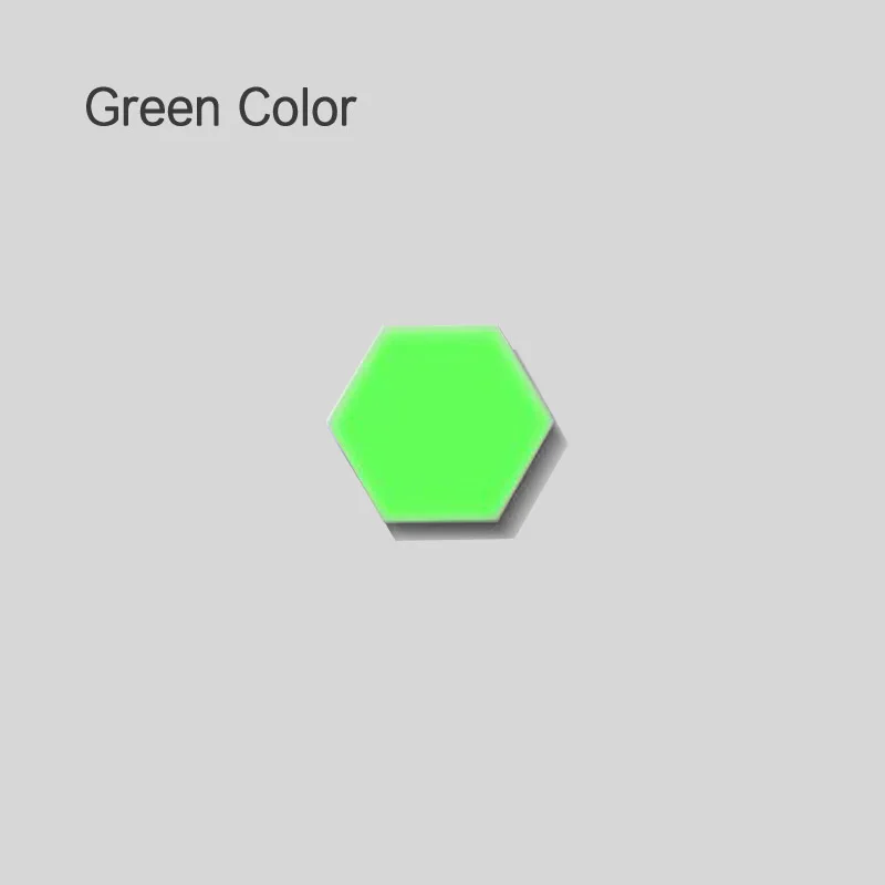 Green DIY квантовый светильник сенсорный датчик ночной Светильник модульный шестиугольный светодиодный магнитный светильник s настенный Настольный светильник Ночной светильник - Emitting Color: Green
