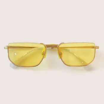 

Small Half Frame Luxury Sunglasses Women Classic Rimless Metal Brand Sun Glasses For Women