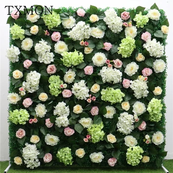 

Wedding decoration silk plants flower wall shooting props artificial fake flower row catwalk wedding arch flowers decoration
