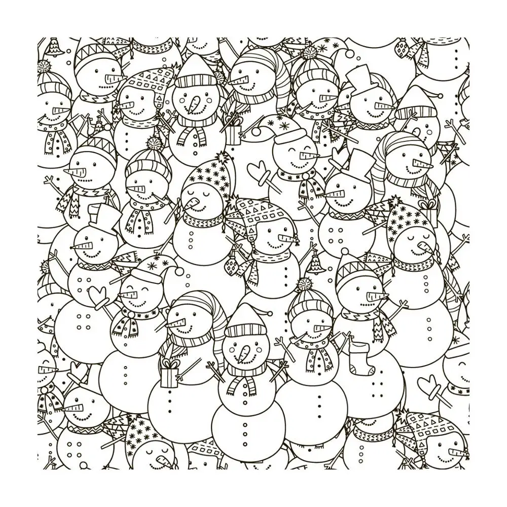 

AZSG Winter Snowman Background Clear Stamps For DIY Scrapbooking/Card Making/Album Decorative Silicone Stamp Crafts