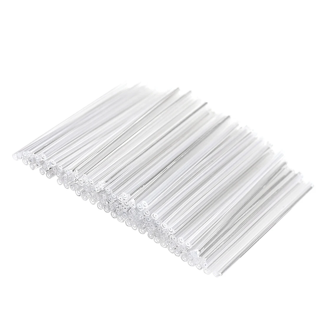 Uxcell Pre-shrink Fiber Optic Splice Tube Protector Sleeves Tubulação Encolhível com Calor Claro Ends 100 Pcs