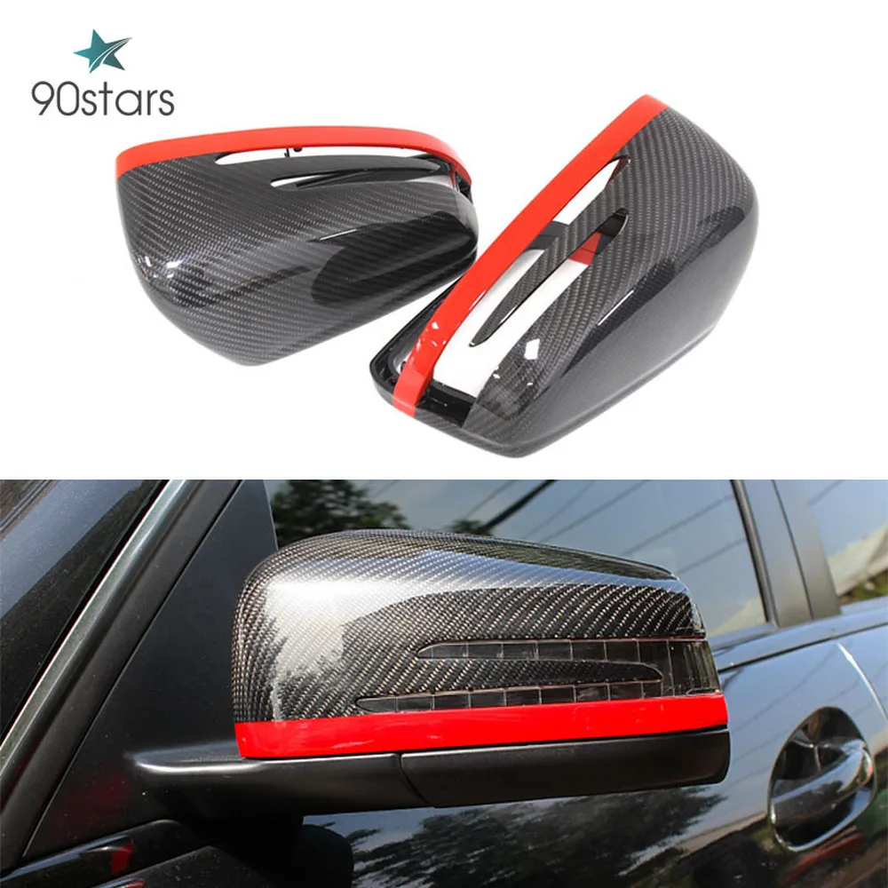 Для Mercedes Mirror W204 W212 W207 W176 W218 сухое углеродное зеркальное покрытие для A B C E S CLS GLK Class