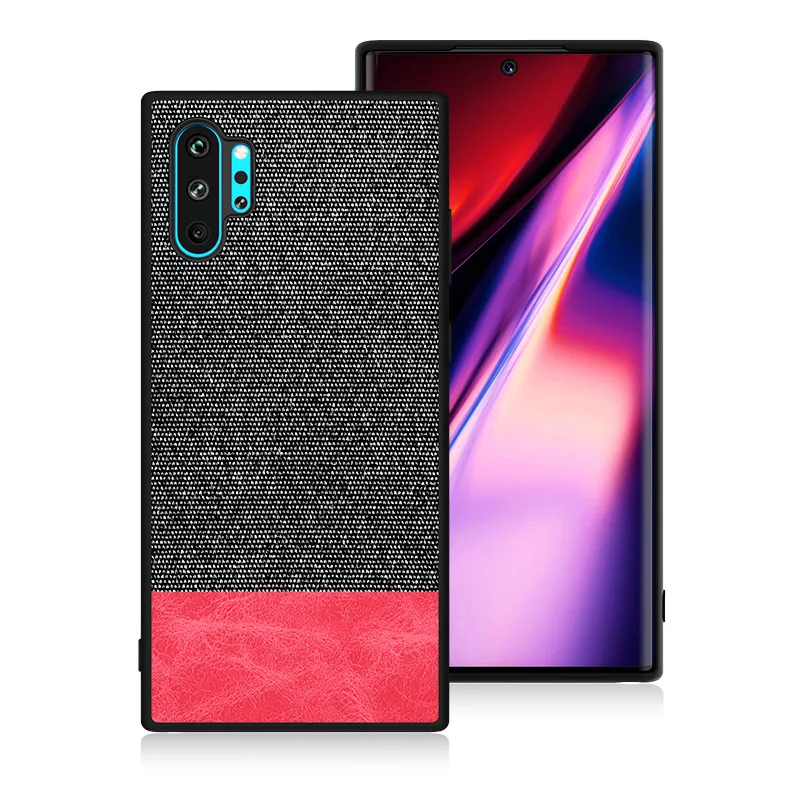 Для Galaxy Note 10cloth защитные силиконовые противоударные Чехлы для samsung Galaxy Note 10 S10 S9 S8 плюс M20 M10 A6 A7 A9 чехол