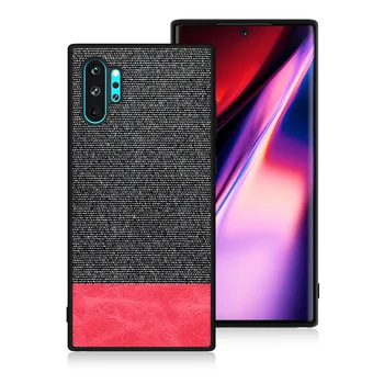

For Galaxy Note 10 Cloth Protective Silicone Shockproof Cover For Samsung Galaxy Note 10 S10 S9 S8 Plus M20 M10 A6 A7 A9 Case
