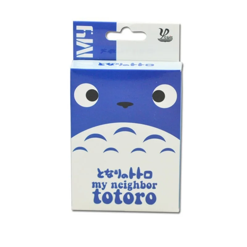 Juego de 54 hojas de cartas de póker Hayao Miyazaki Totoro, colección de personajes de cómics, regalos de navidad